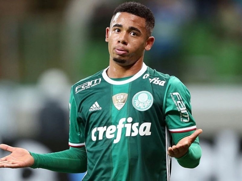 Gabriel Jesus thời còn là tài năng trẻ của Palmeiras
