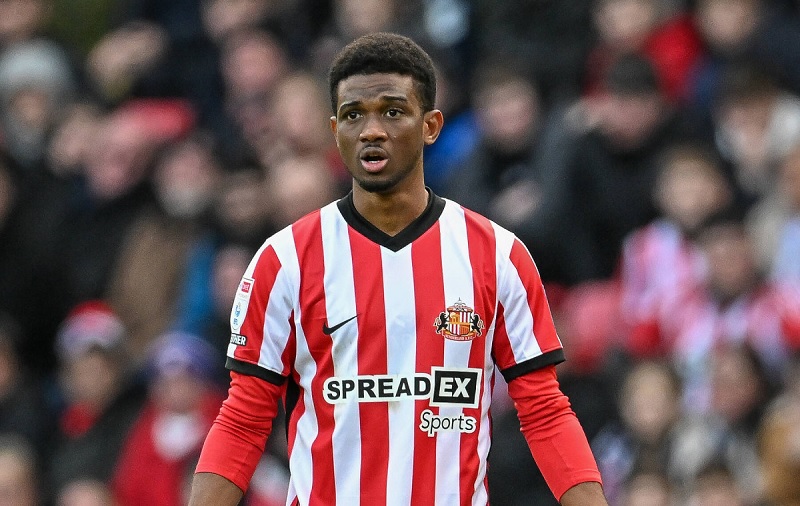 Amad Diallo thi đấu tại CLB Sunderland theo dạng cho mượn.