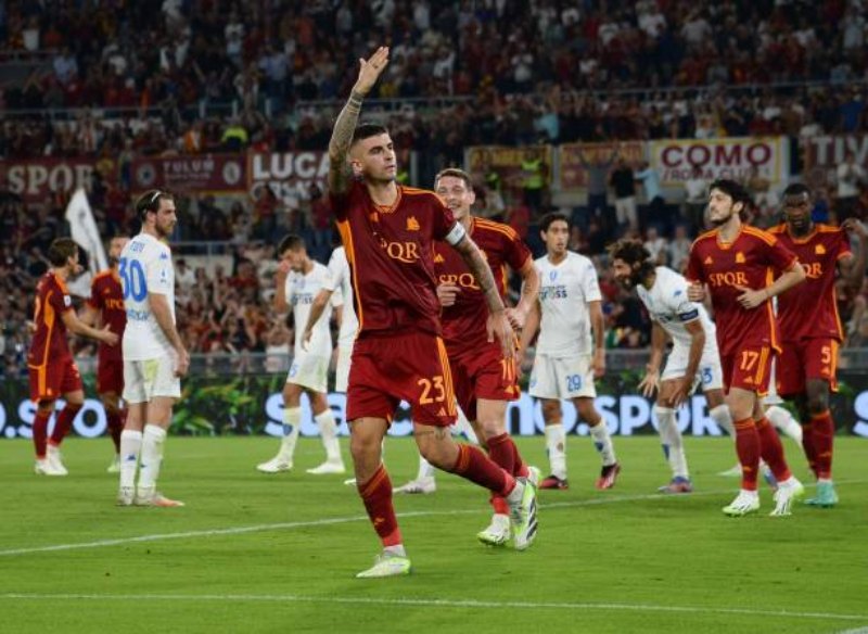 Gianluca Mancini khép lại chiến thắng đậm 7-0 của Roma trước Empoli
