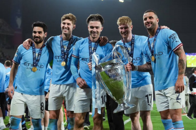 Kevin De Bruyne cùng Manchester City vô địch UEFA Champions League 2022/23